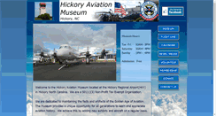 Desktop Screenshot of hickoryaviationmuseum.org